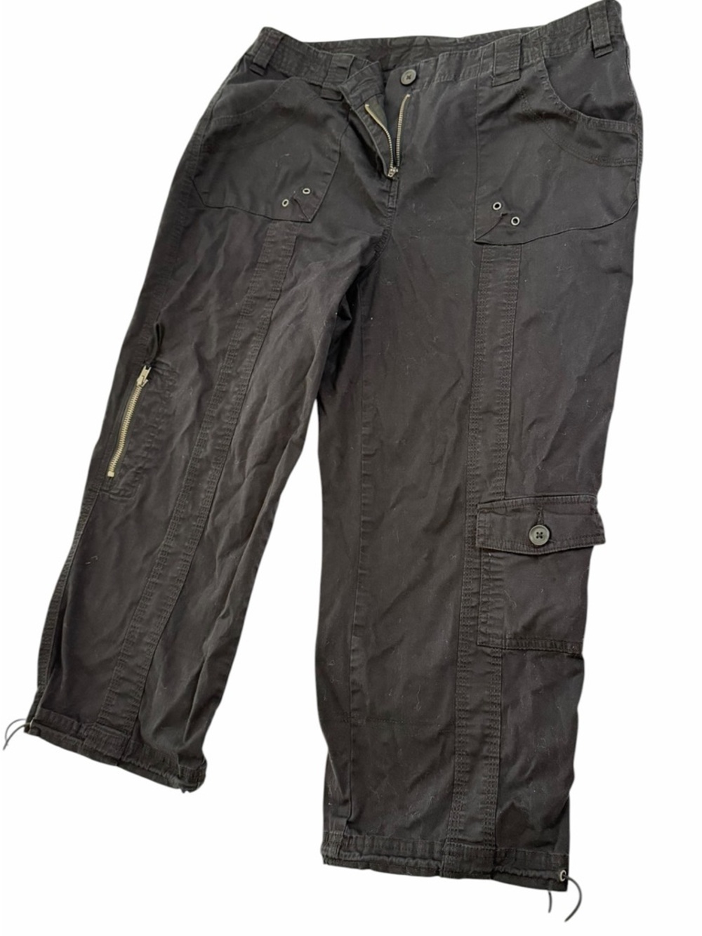 Style & Co. Black women's Cargo Pants with Utility Pockets (001)